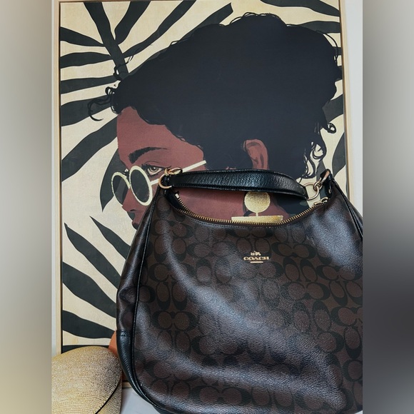 Coach Handbags - COACH 
Coach Pebble Leather Hallie Shoulder Bag